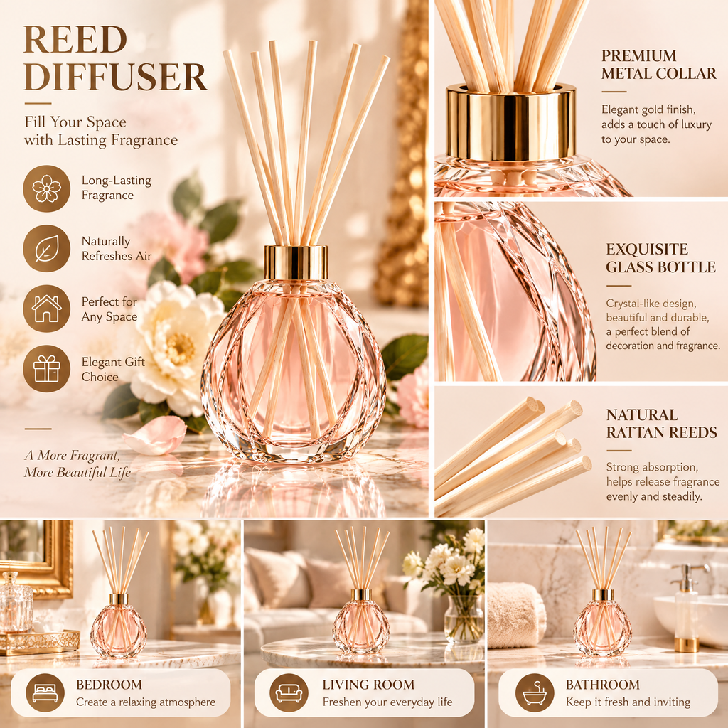 Camellia Rosé Reed Diffuser