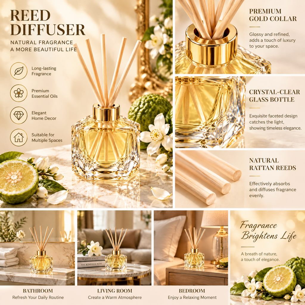 Citrus Facet Reed Diffuser