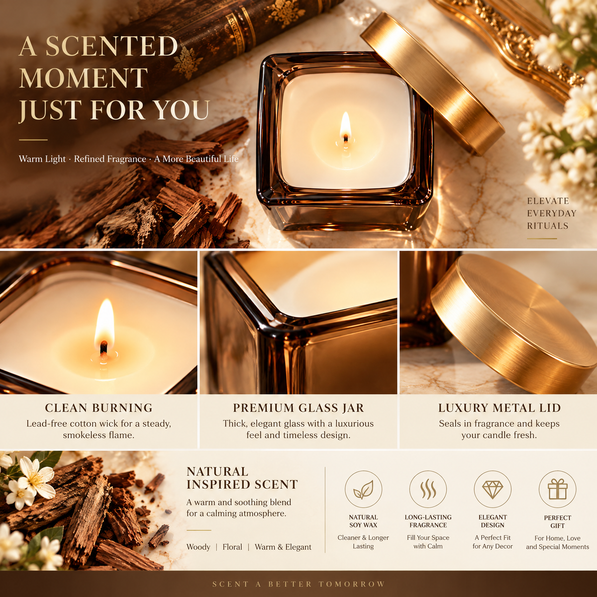 Cedar Atelier Scented Candle