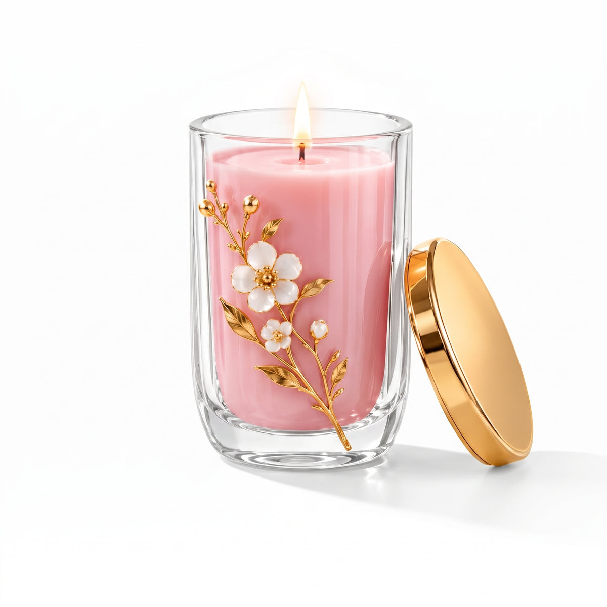 Bergamot Glass Scented Candle