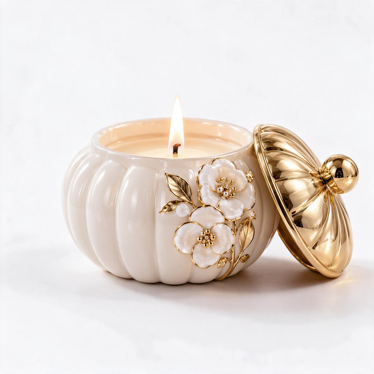 Fleur Flame Scented Candle