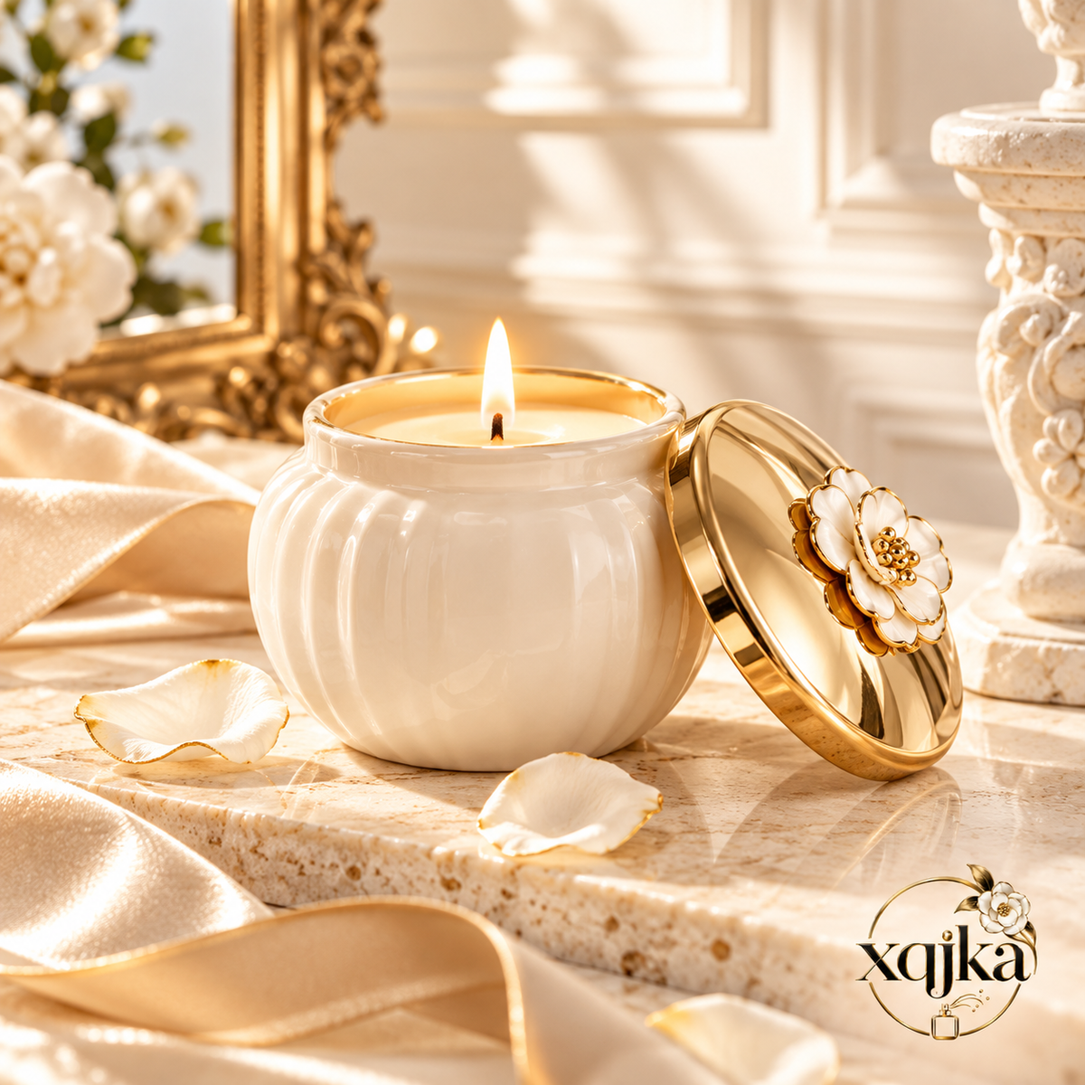 Camellia Cream Scented Candle