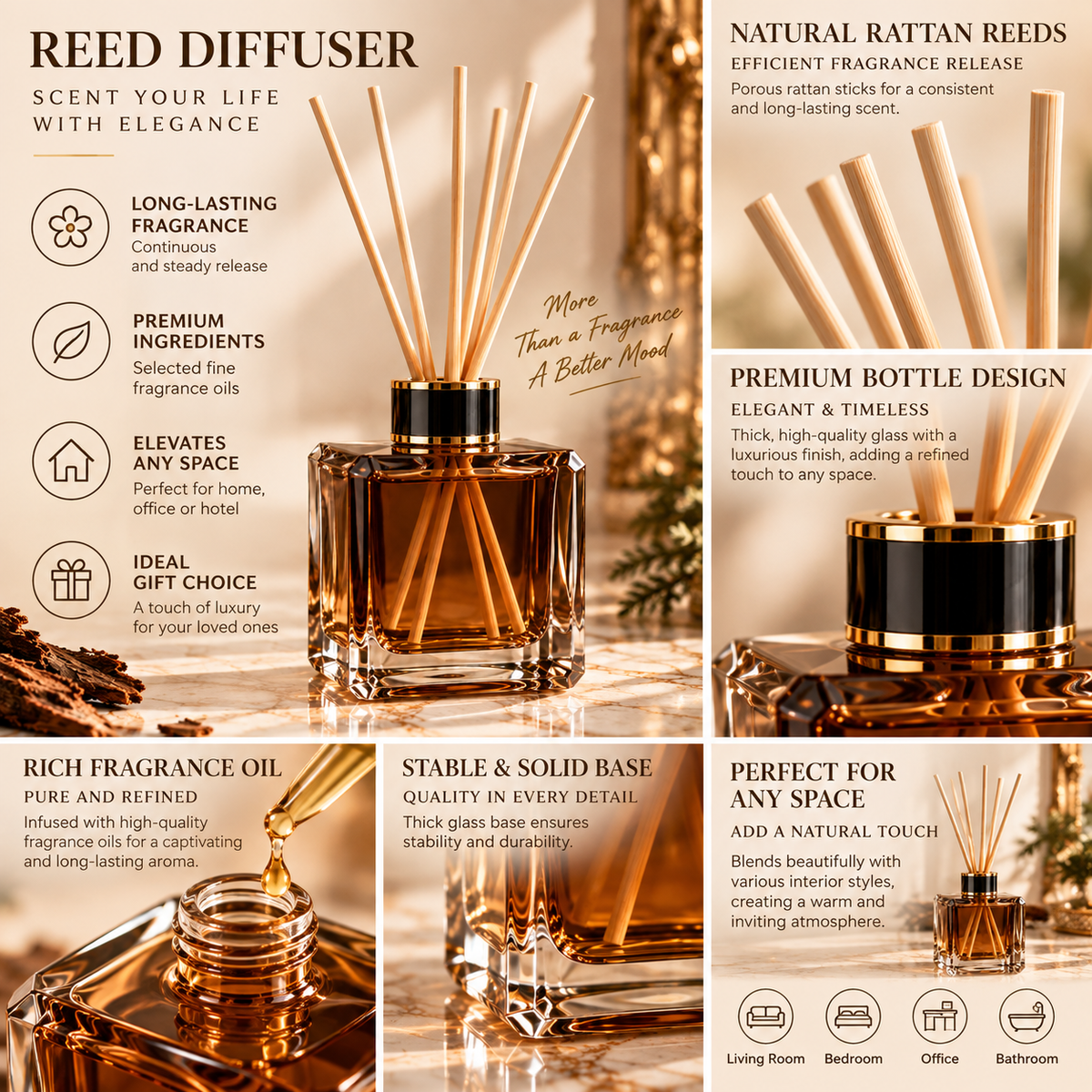 Cedar Amber Reed Diffuser