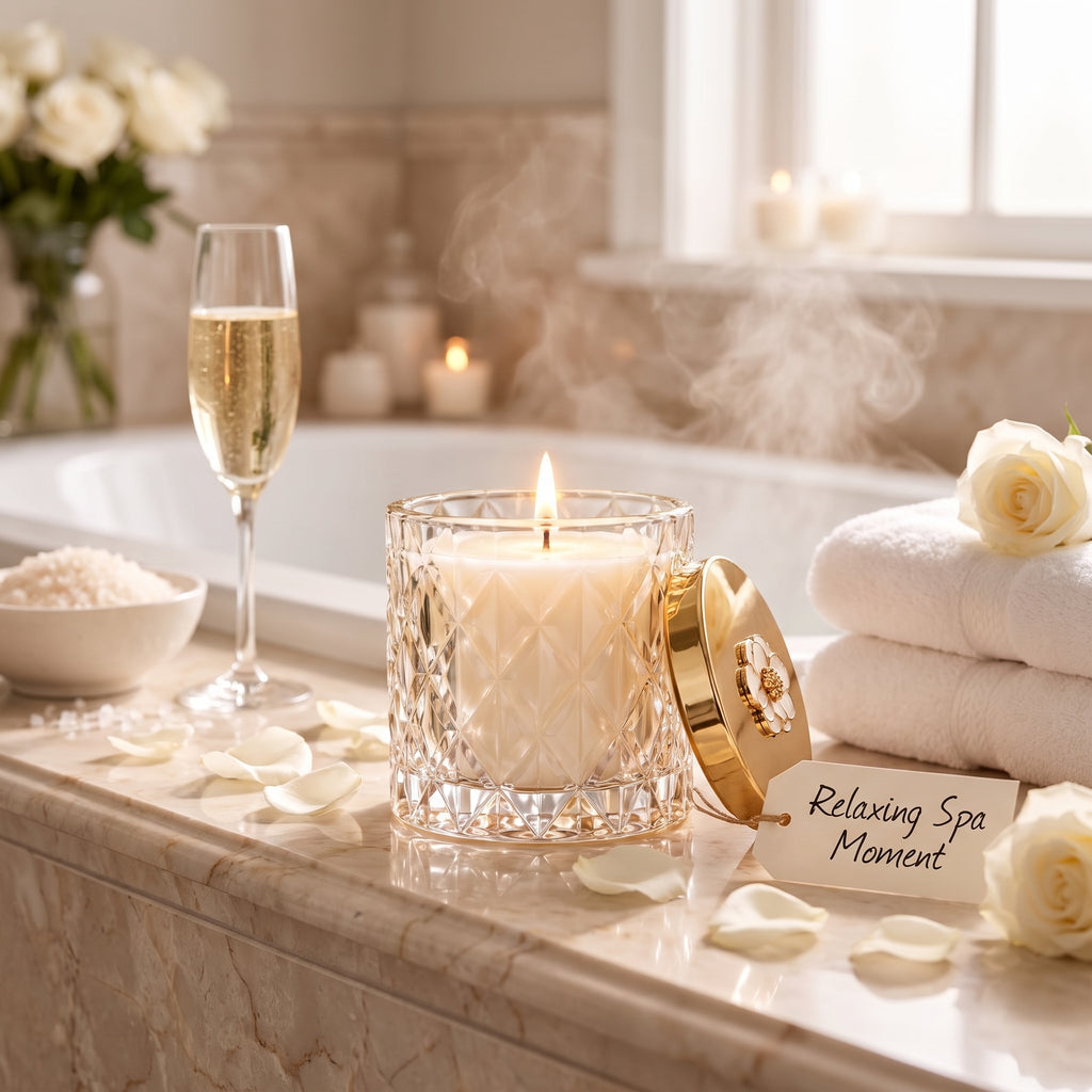 Fleur Crystal Scented Candle